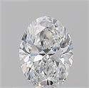 Natural Diamond 0.50 Carats, Oval with  Cut, E Color, VVS1 Clarity and Certified by GIA