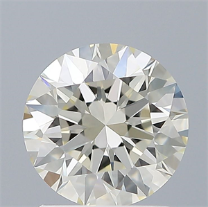 Picture of Natural Diamond 1.22 Carats, Round with Excellent Cut, J Color, IF Clarity and Certified by IGI
