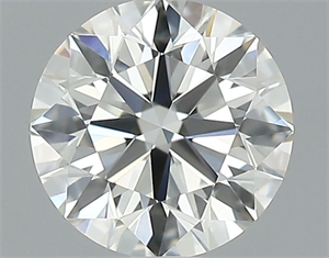 Picture of Natural Diamond 0.55 Carats, Round with Excellent Cut, J Color, VVS2 Clarity and Certified by GIA