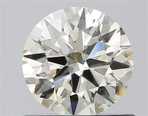 Picture of Natural Diamond 0.71 Carats, Round with Excellent Cut, J Color, IF Clarity and Certified by IGI