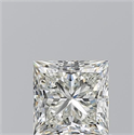 Natural Diamond 1.01 Carats, Princess with  Cut, J Color, VS1 Clarity and Certified by GIA