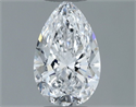 Diamante Natural 0.32 quilates, De pera , Color D, claridad VS2 y certificado GIA