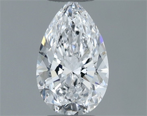 Foto Diamante Natural 0.32 quilates, De pera , Color D, claridad VS2 y certificado GIA de