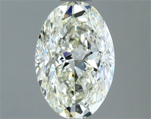 Picture of Natural Diamond 1.21 Carats, Oval with  Cut, J Color, VVS2 Clarity and Certified by IGI