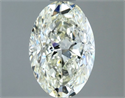 Diamante Natural 1.21 quilates, Ovalado , Color J, claridad VVS2 y certificado IGI