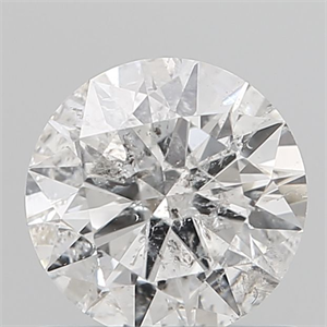 Picture of Natural Diamond 0.71 Carats, Round with Excellent Cut, G Color, I1 Clarity and Certified by IGI