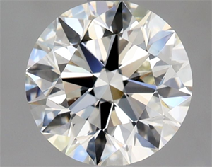 Picture of Natural Diamond 1.52 Carats, Round with Excellent Cut, H Color, VVS2 Clarity and Certified by HRD