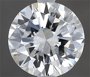 Picture of Natural Diamond 0.80 Carats, Round with Very Good Cut, F Color, VVS2 Clarity and Certified by IGI