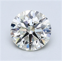 Diamante Natural 2.70 quilates, Redondo , Color K, claridad VVS2 y certificado GIA