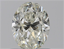 Diamante Natural 0.65 quilates, Ovalado , Color J, claridad SI1 y certificado GIA
