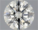 Natural Diamond 0.90 Carats, Round with Excellent Cut, I Color, SI2 Clarity and Certified by IGI