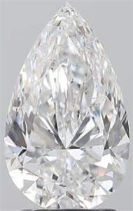 Picture of Natural Diamond 2.50 Carats, Pear with  Cut, D Color, SI2 Clarity and Certified by GIA