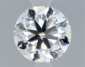 Picture of Natural Diamond 0.51 Carats, Round with Very Good Cut, H Color, IF Clarity and Certified by GIA