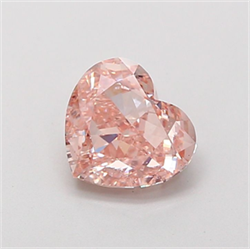 Picture of Lab Grown Diamond 1.76 Carats, Heart with  Cut, Fancy Intense Pink Color, VS1 Clarity and Certified by IGI
