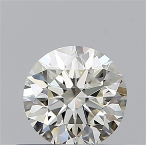 Picture of Natural Diamond 0.45 Carats, Round with Excellent Cut, J Color, VVS2 Clarity and Certified by GIA
