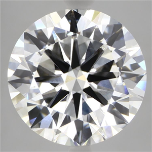 Picture of Lab Grown Diamond 6.01 Carats, Round with Very Good Cut, F Color, VVS2 Clarity and Certified by IGI