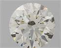 Natural Diamond 0.73 Carats, Round with Excellent Cut, K Color, VVS1 Clarity and Certified by IGI