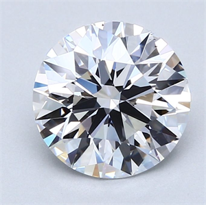 Picture of Natural Diamond 2.50 Carats, Round with Excellent Cut, D Color, VS2 Clarity and Certified by GIA