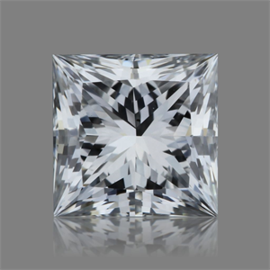 Picture of Natural Diamond 0.49 Carats, Princess with  Cut, D Color, VS1 Clarity and Certified by GIA