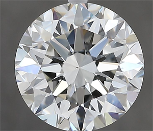Picture of Natural Diamond 2.70 Carats, Round with Excellent Cut, H Color, VS1 Clarity and Certified by IGI