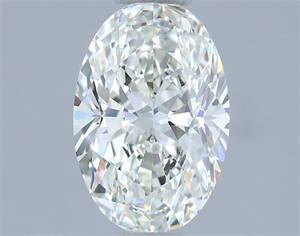 Picture of Natural Diamond 1.06 Carats, Oval with  Cut, I Color, VVS1 Clarity and Certified by IGI
