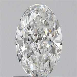 Foto Diamante Natural 0.70 quilates, Ovalado , Color F, claridad VS2 y certificado GIA de