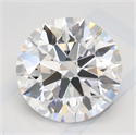 Del inventario de diamantes de laboratorio, 2.07 quilates, Redondo , Color D, claridad IF y certificado IGI