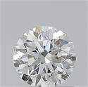 Natural Diamond 0.81 Carats, Round with Excellent Cut, F Color, VVS2 Clarity and Certified by GIA