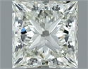 Natural Diamond 1.00 Carats, Princess with  Cut, K Color, VS1 Clarity and Certified by IGI