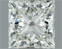 Natural Diamond 1.00 Carats, Princess with  Cut, K Color, VS1 Clarity and Certified by IGI