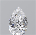 Natural Diamond 0.70 Carats, Pear with  Cut, D Color, SI1 Clarity and Certified by GIA