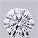 Lab Grown Diamond 1.02 Carats, Round with Ideal Cut, E Color, IF Clarity and Certified by IGI