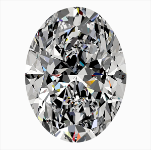 Picture of Natural Diamond 0.50 Carats, Oval with  Cut, G Color, VS1 Clarity and Certified by GIA