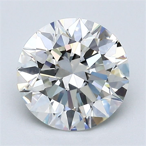 Foto Diamante Natural 2.00 quilates, Redondo , Color I, claridad IF y certificado GIA de