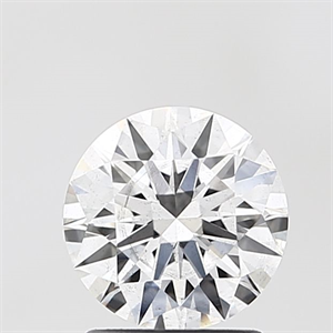 Picture of Lab Grown Diamond 1.55 Carats, Round with Ideal Cut, E Color, SI1 Clarity and Certified by IGI