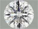 Lab Grown Diamond 1.37 Carats, Round with Excellent Cut, D Color, VS1 Clarity and Certified by IGI