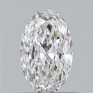 Picture of Natural Diamond 0.50 Carats, Oval with  Cut, E Color, VVS1 Clarity and Certified by GIA