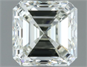 Natural Diamond 1.50 Carats, Asscher with  Cut, I Color, VVS2 Clarity and Certified by IGI