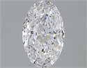 Natural Diamond 1.51 Carats, Oval with  Cut, D Color, SI2 Clarity and Certified by GIA