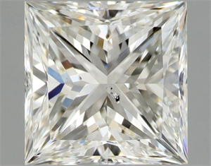 Picture of Natural Diamond 1.01 Carats, Princess with  Cut, I Color, SI1 Clarity and Certified by GIA