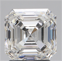 Natural Diamond 2.21 Carats, Asscher with  Cut, G Color, SI1 Clarity and Certified by GIA