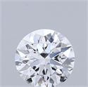 Diamante Natural 0.52 quilates, Redondo , Color E, claridad IF y certificado GIA