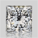 Natural Diamond 1.01 Carats, Princess with  Cut, G Color, VVS1 Clarity and Certified by GIA
