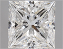 Natural Diamond 1.91 Carats, Princess with  Cut, F Color, SI2 Clarity and Certified by GIA