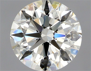 Picture of Natural Diamond 1.00 Carats, Round with Excellent Cut, J Color, VVS2 Clarity and Certified by GIA