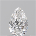 Natural Diamond 0.50 Carats, Pear with  Cut, F Color, VS1 Clarity and Certified by GIA
