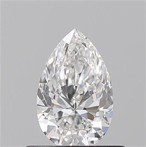 Picture of Natural Diamond 0.50 Carats, Pear with  Cut, F Color, VS1 Clarity and Certified by GIA