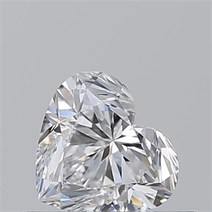 Picture of Natural Diamond 0.50 Carats, Heart with  Cut, D Color, SI1 Clarity and Certified by GIA