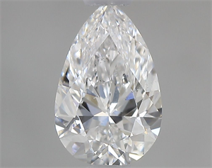Foto Diamante Natural 0.58 quilates, De pera , Color E, claridad SI1 y certificado GIA de