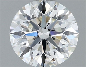 Picture of Natural Diamond 0.81 Carats, Round with Excellent Cut, I Color, VVS1 Clarity and Certified by IGI